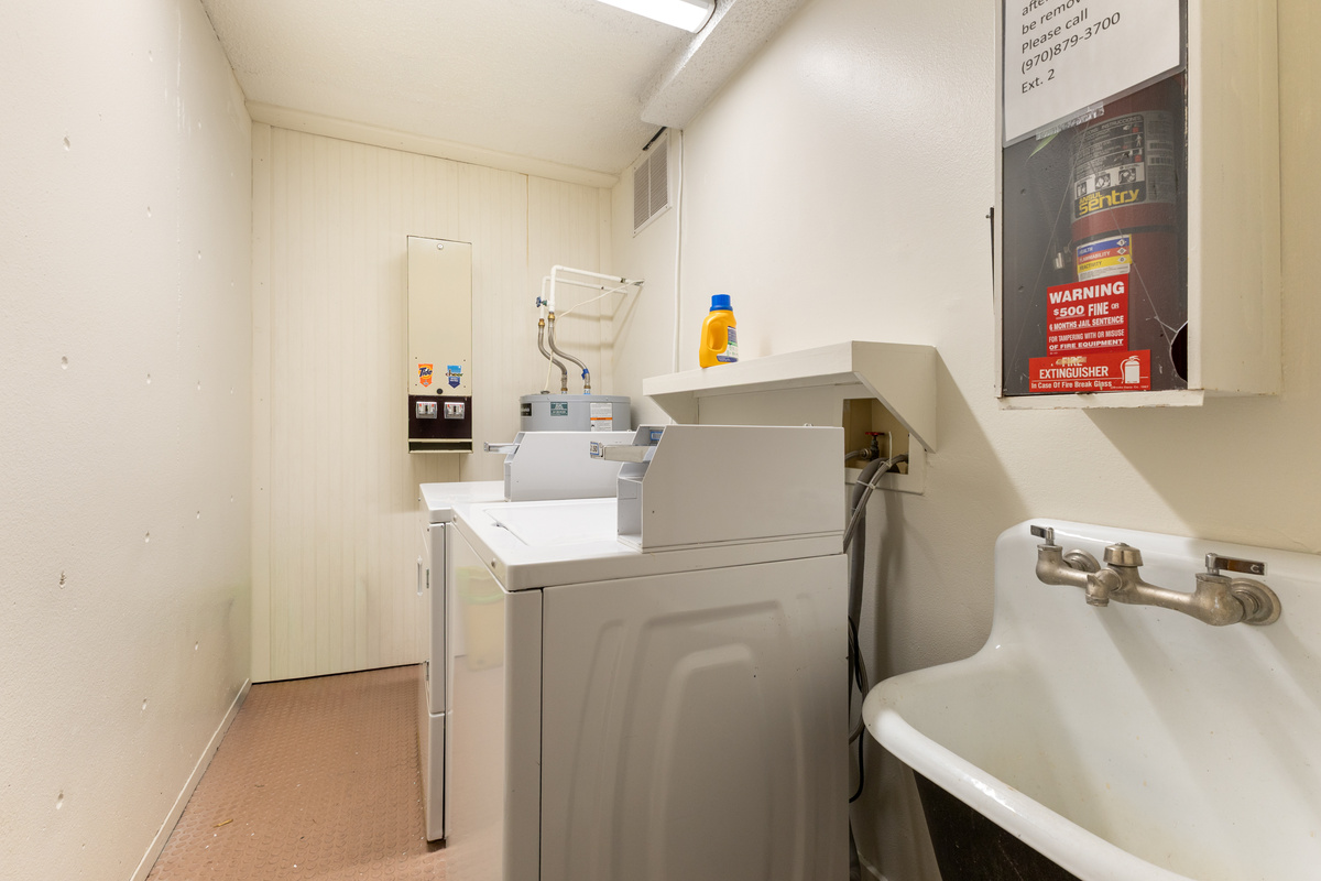 Communal Washer and Dryer | Coin operated located on the first floor.