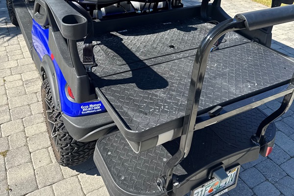beach accessories area with back seats down