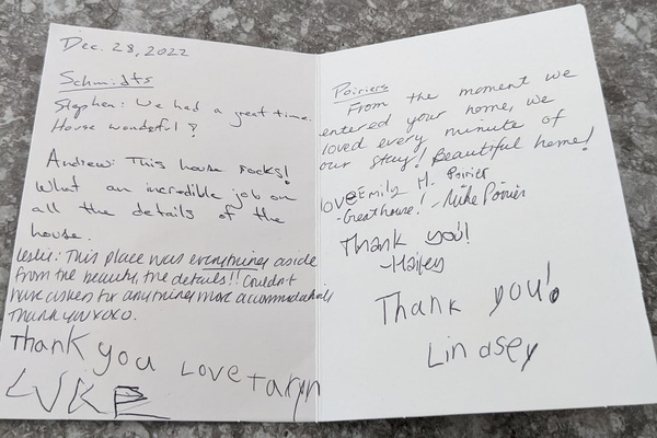 We love our home, so we are biased! But, it does feel good to know other families agree! Can't wait to host this awesome family again!