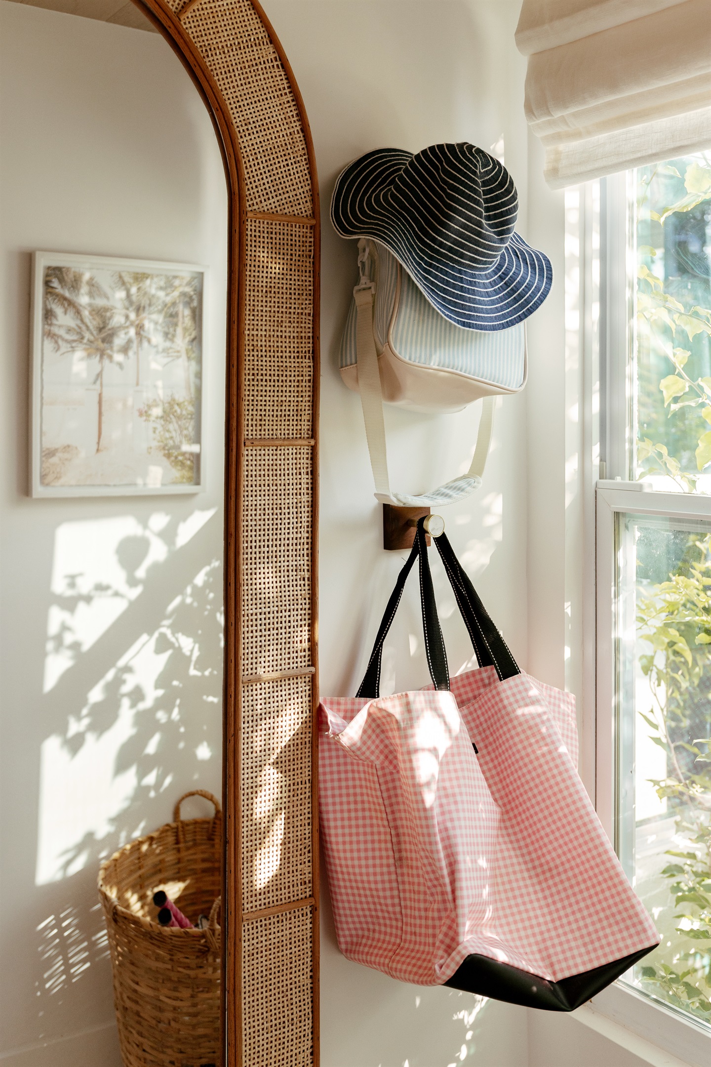 Next to the bathroom and kitchen in the main house, you'll find the laundry room.