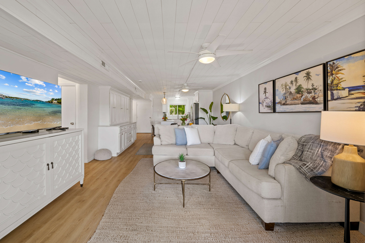 An inviting space to unwind, lounge, and enjoy your vacation.
