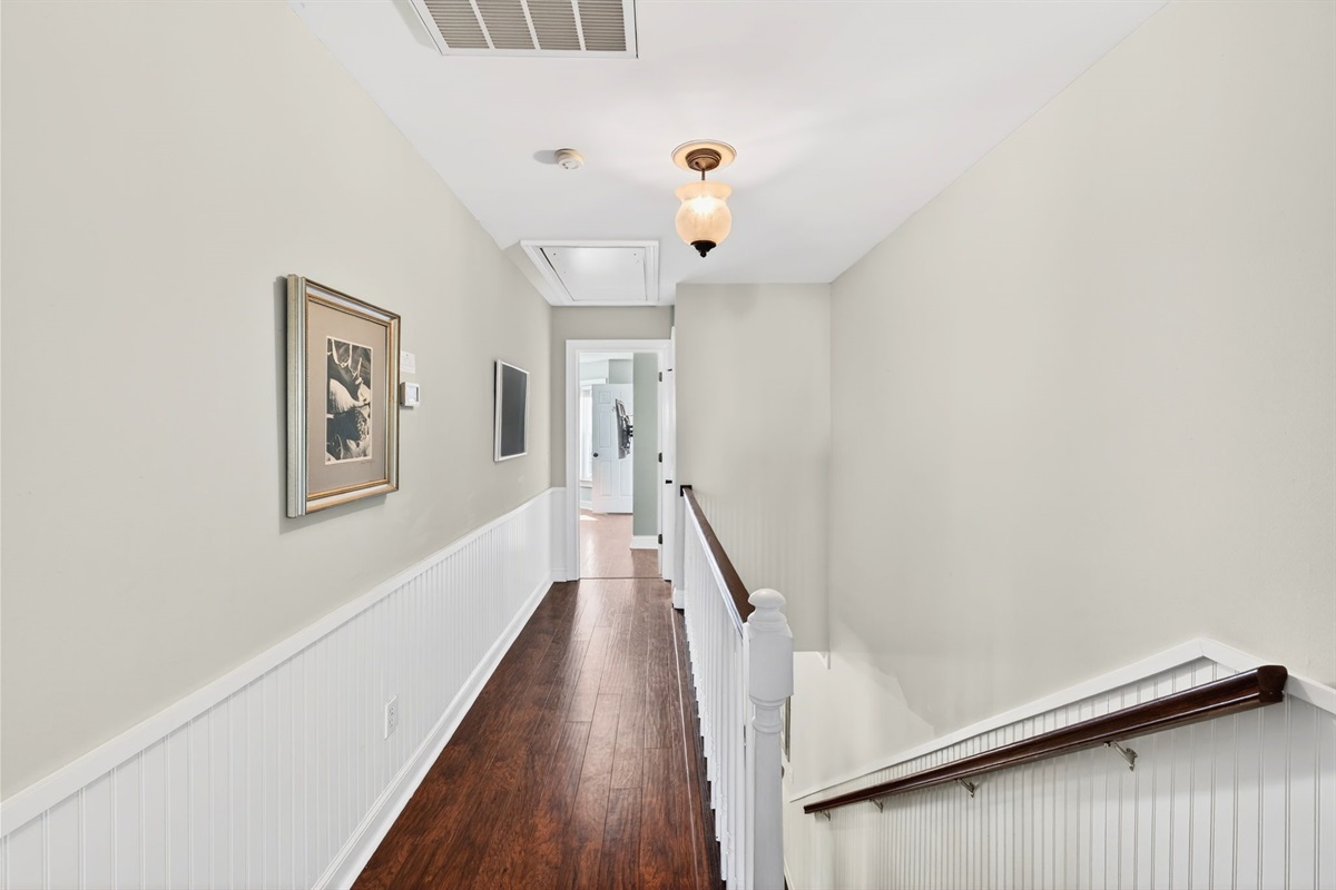 Hall Stairway  | 23 Grand Pavillion | Wild Dunes | Isle of Palms, SC | IOP Escapes