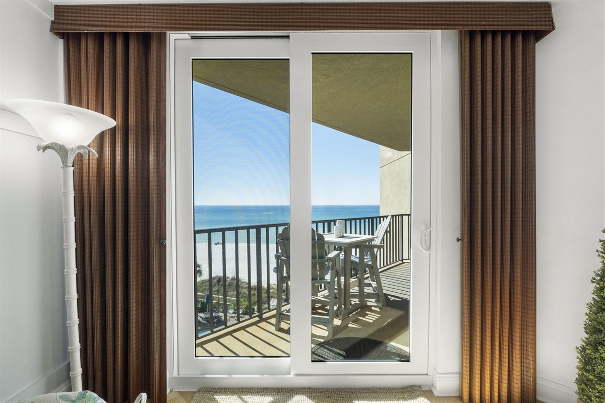 Master Bedroom Balcony - ocean view from bed