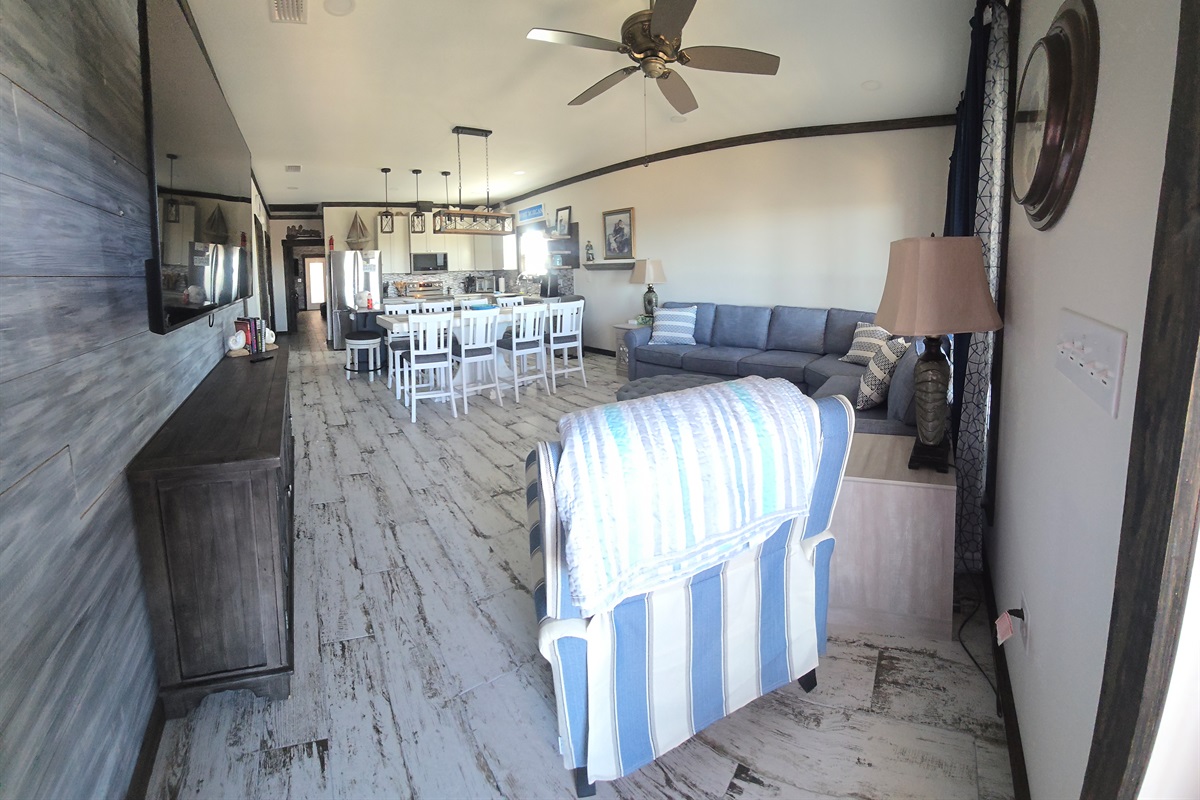 Living room from entry