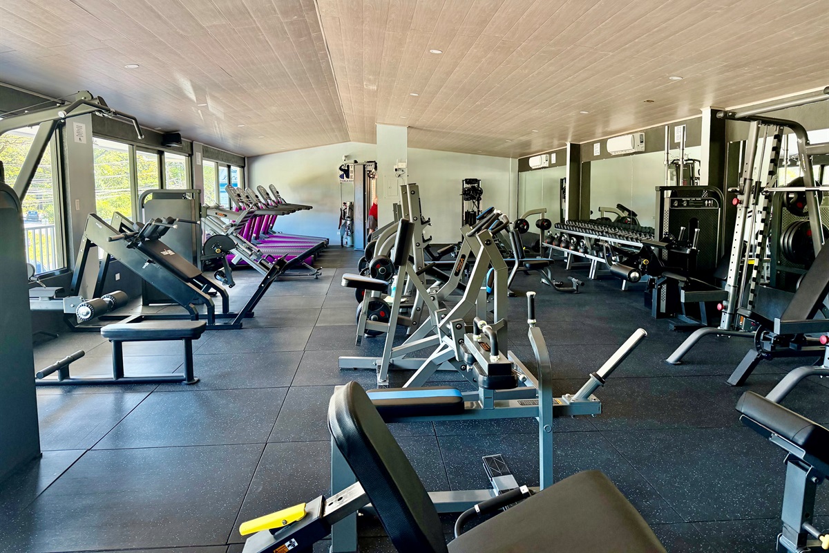 Gym day pass included, located down the street from villa