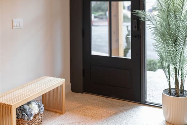 Front entrance to the main floor.