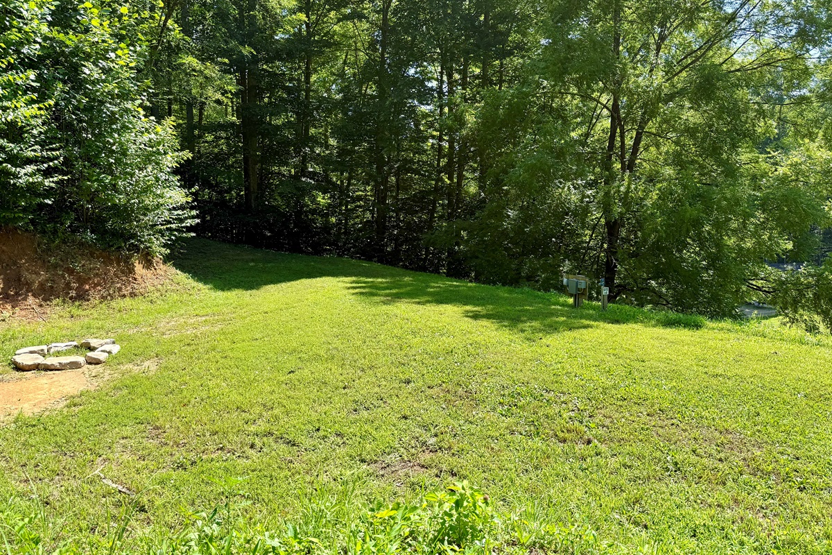 Your private camping oasis surrounded by mountain scenery.
