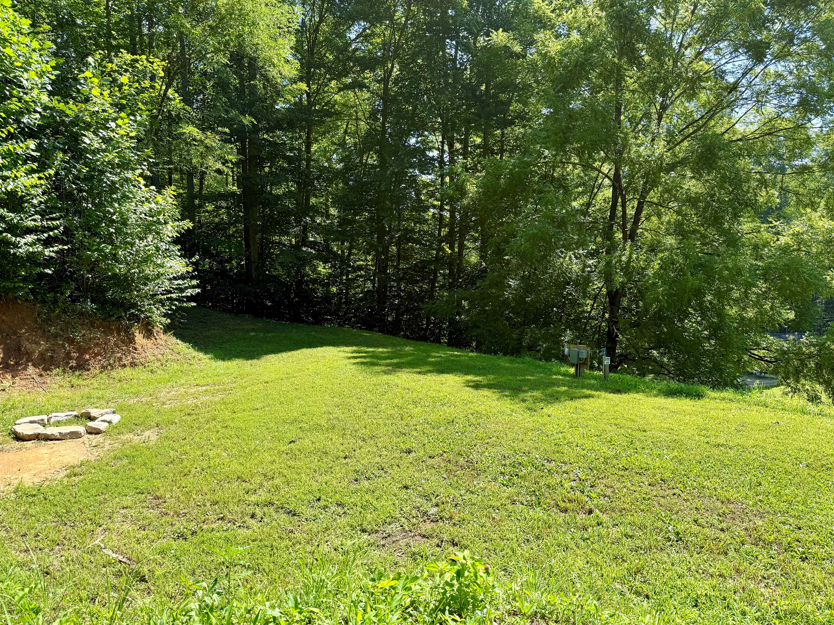 Your private camping oasis surrounded by mountain scenery.