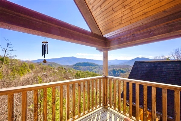 Peaceful mountain view
