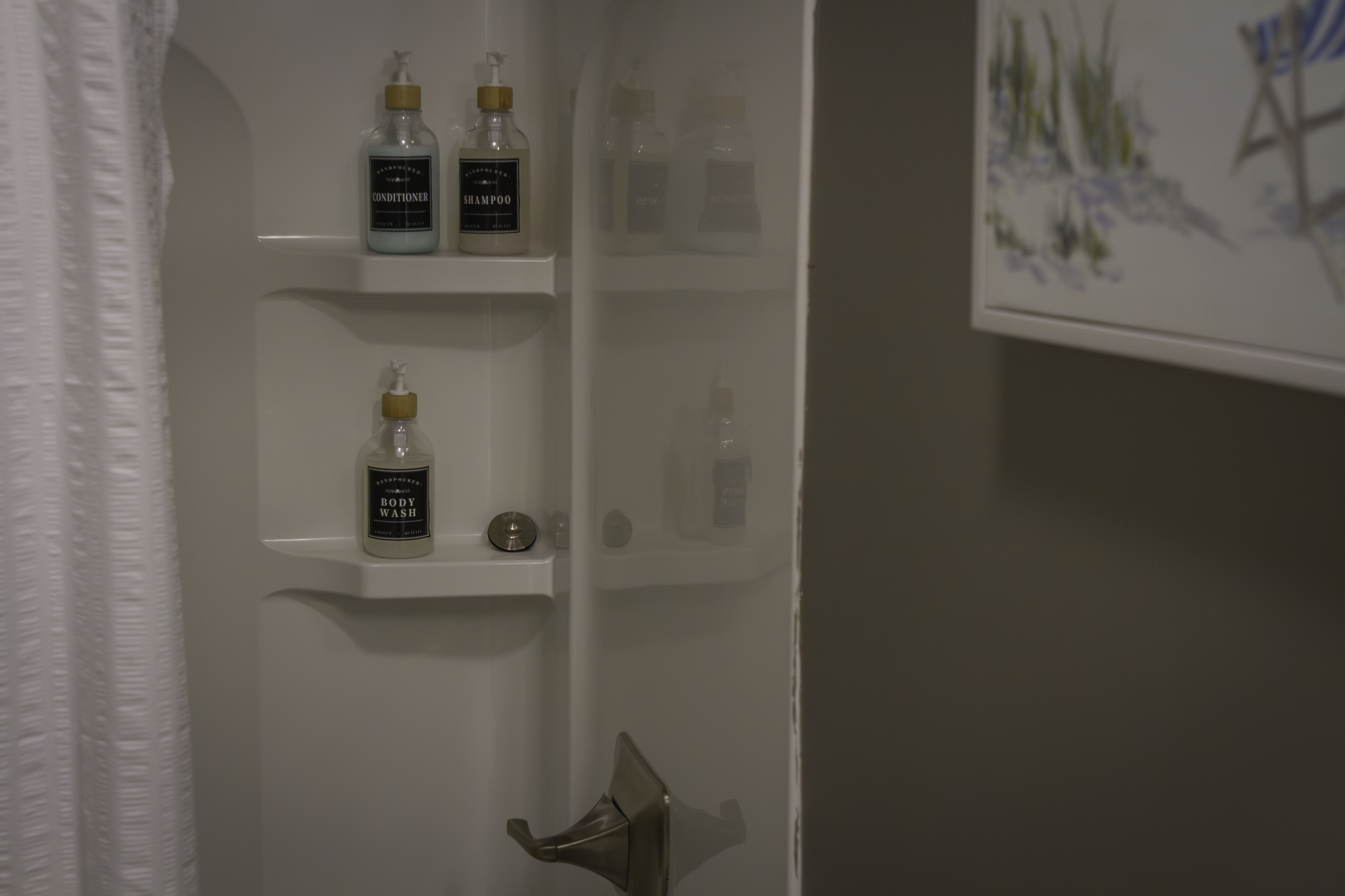 The soap and shower