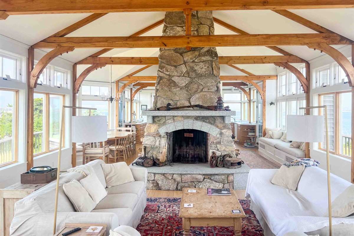 Living Room fireplace