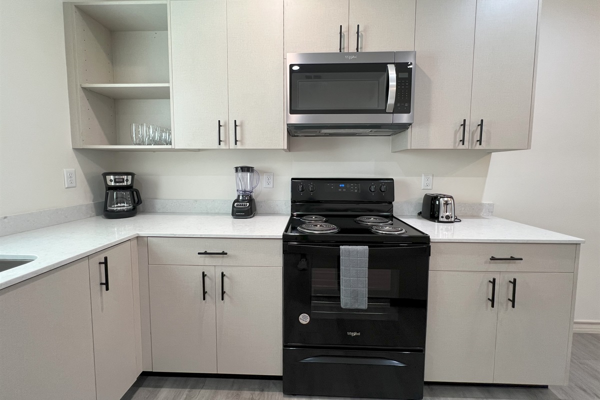 Functional Kitchen with New Appliances