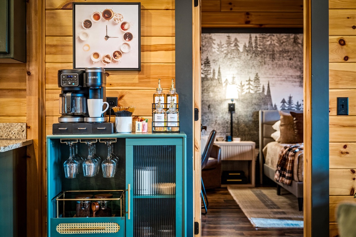 Morning magic starts here ☕✨ Your coffee bar awaits.