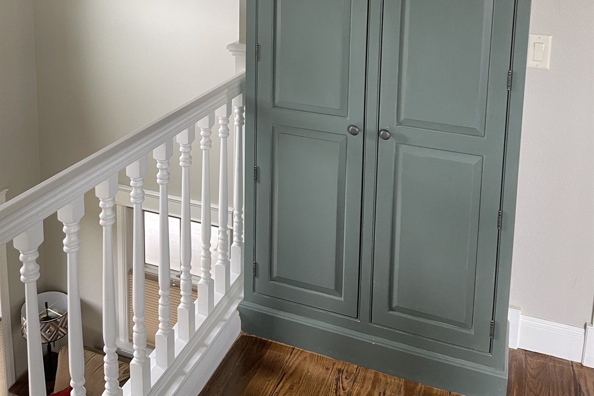 Storage in loft area