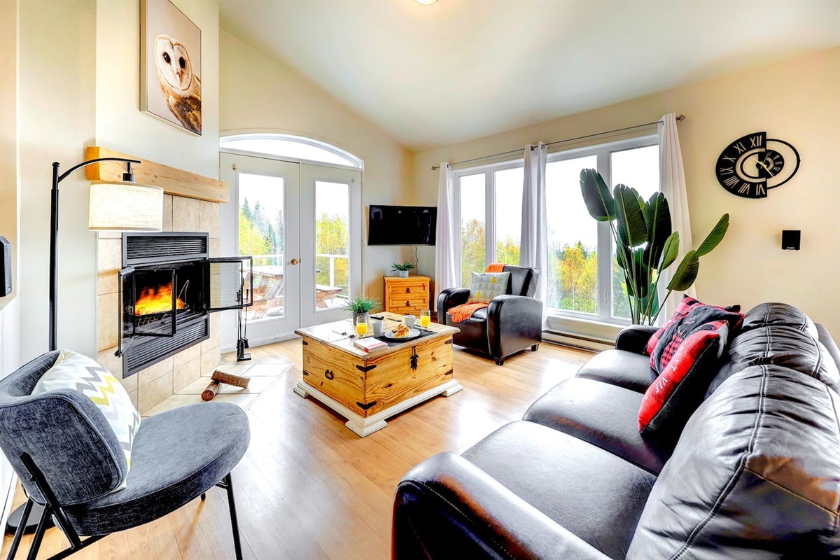 A cozy living room made for relaxing, unwinding, and feeling right at home.