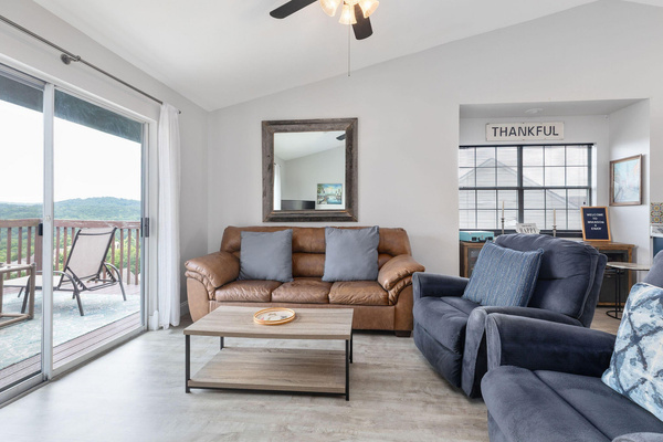 Comfortable Living room with Sofa Sleeper