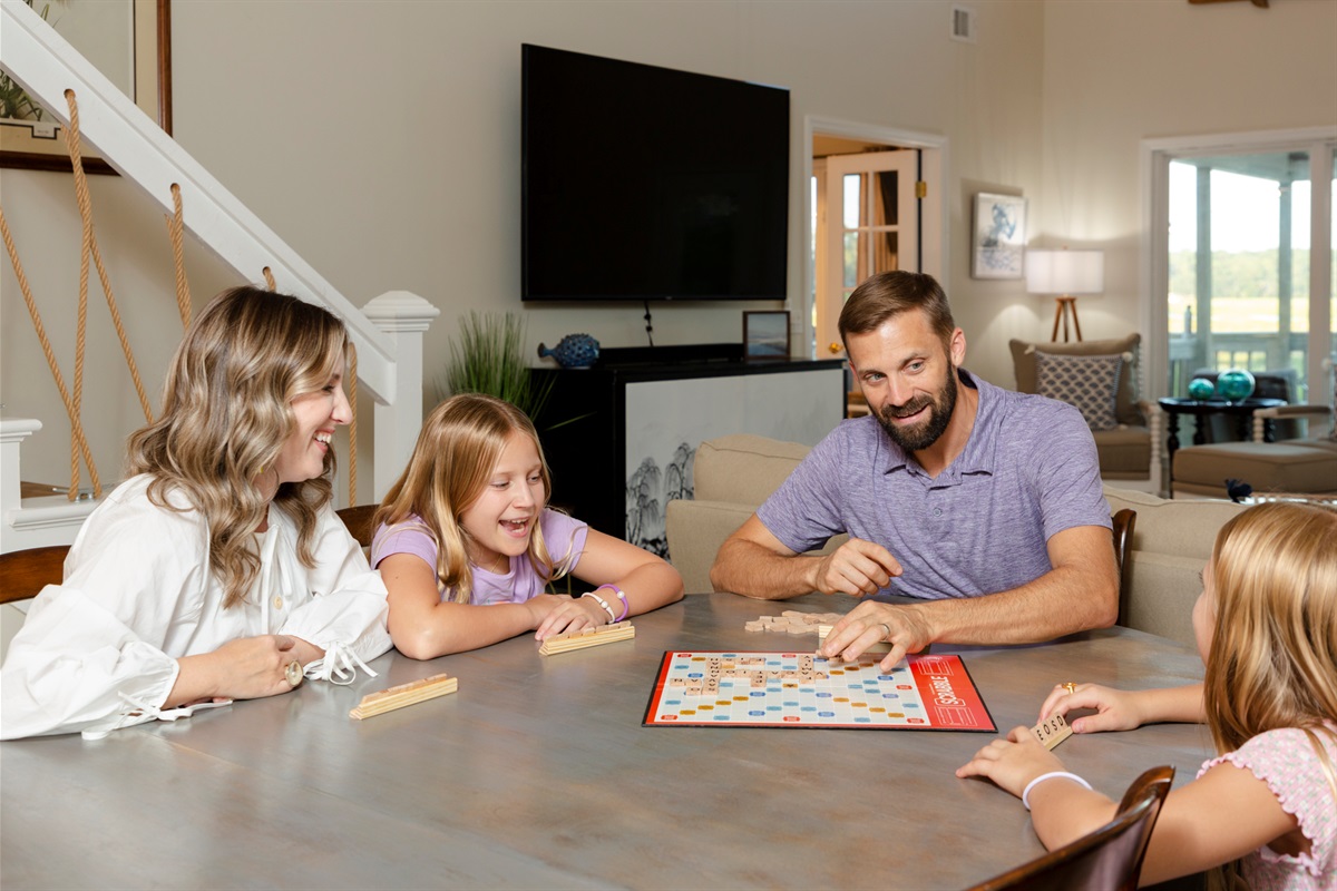 From family dinners to game nights, the dining space is made for connection.