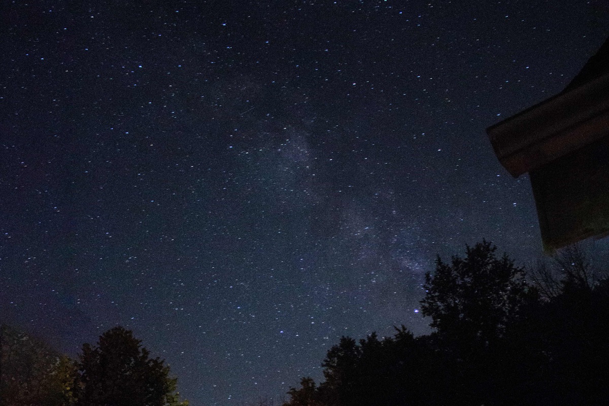 How nice to be able to see all the stars right from our porch!