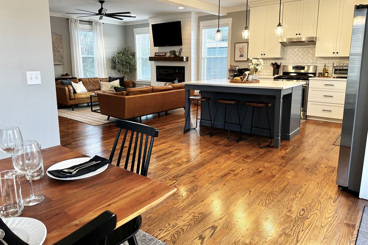 Striking that balance between relaxed and refined.