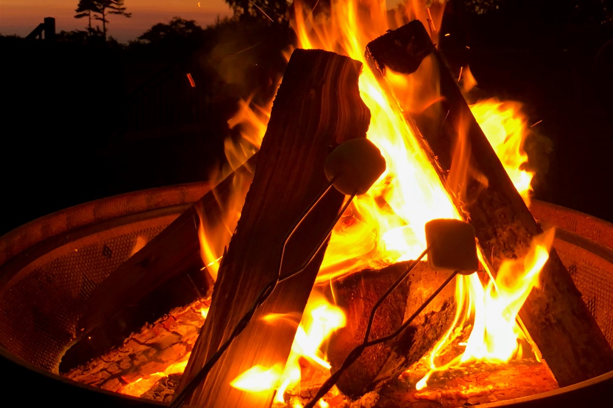 Have a campfire on the beach