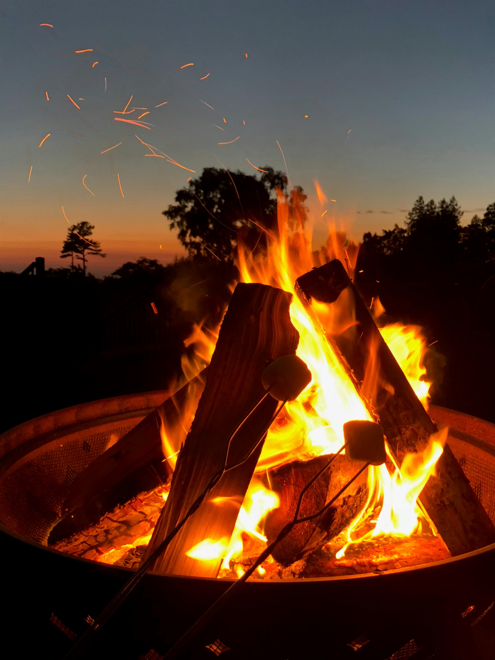 Have a campfire on the beach
