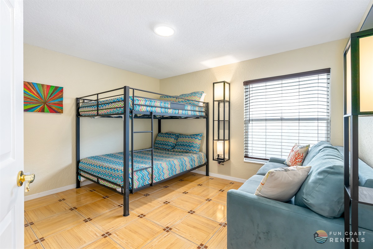Bedroom with Two Queen-Sized Bunk Beds