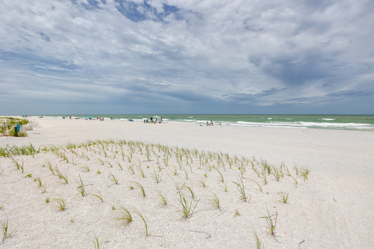 Literally only steps to the sand