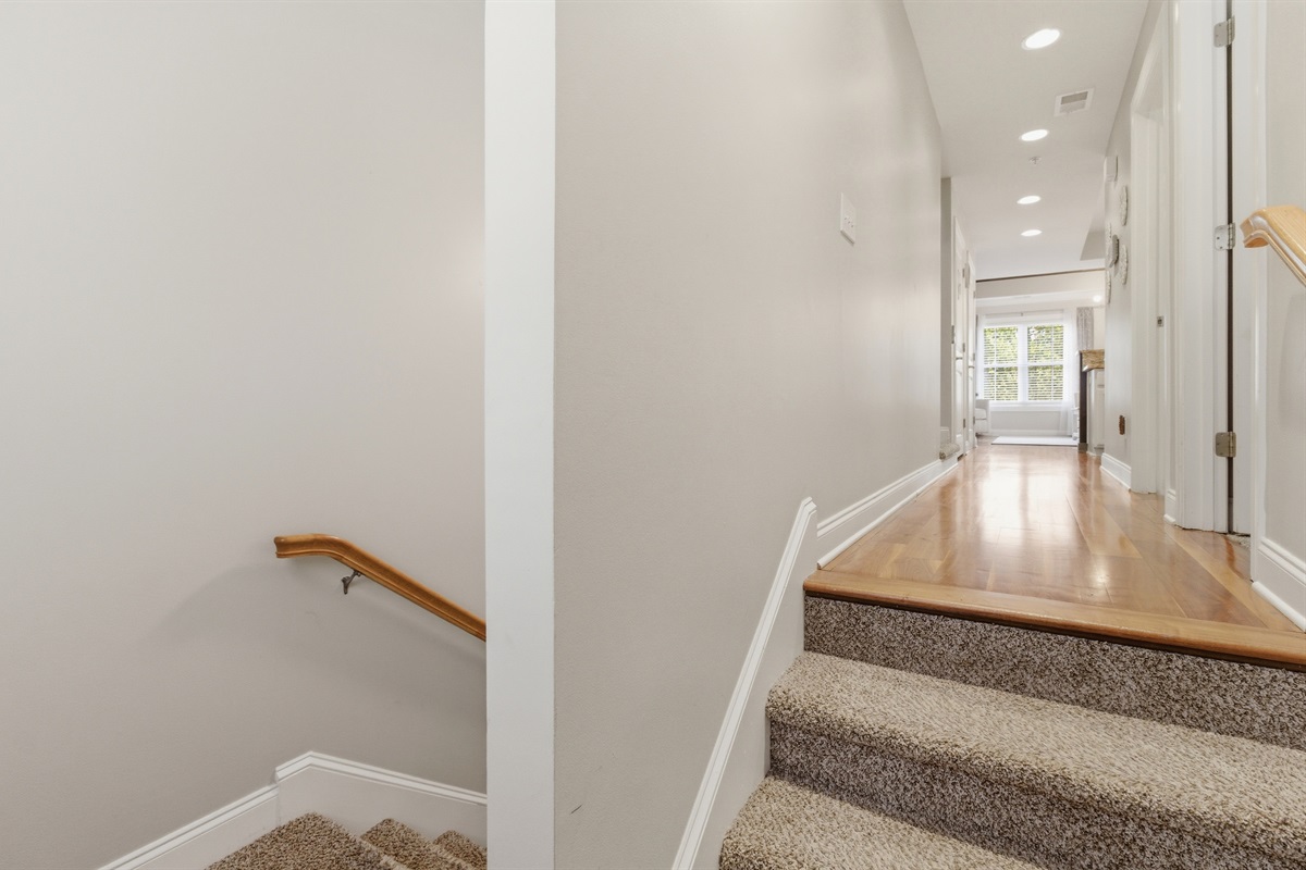 Staircase option available for convenient access between floors.