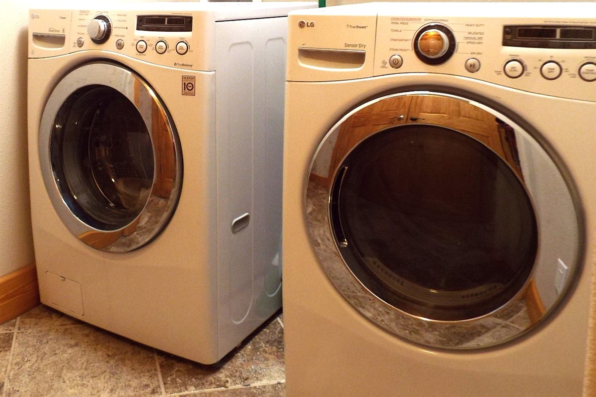 Washer and dryer available