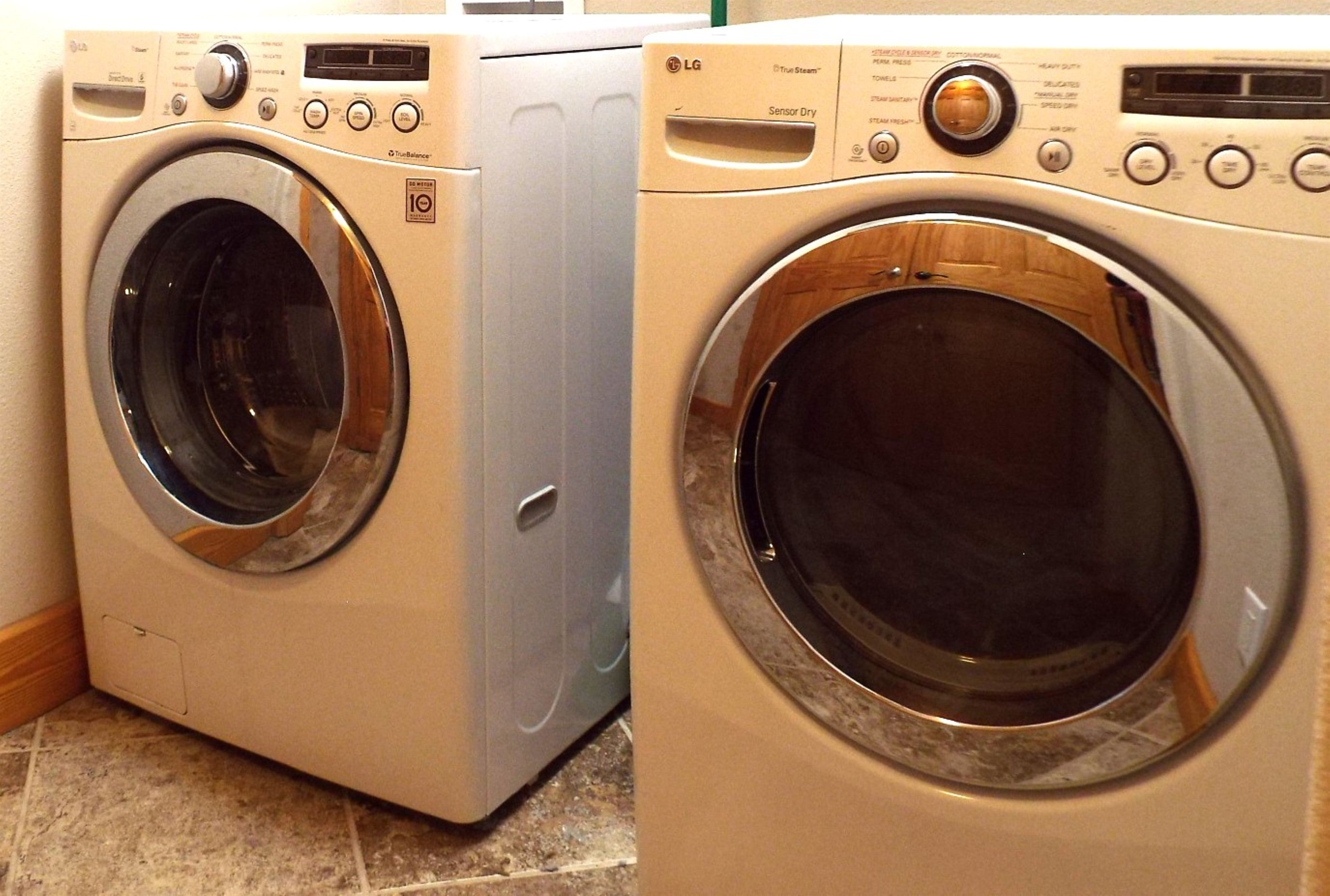 Washer and dryer available