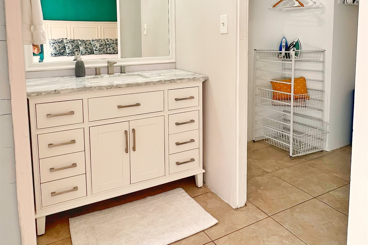 A bright and clean space to refresh before heading out on your next island adventure.