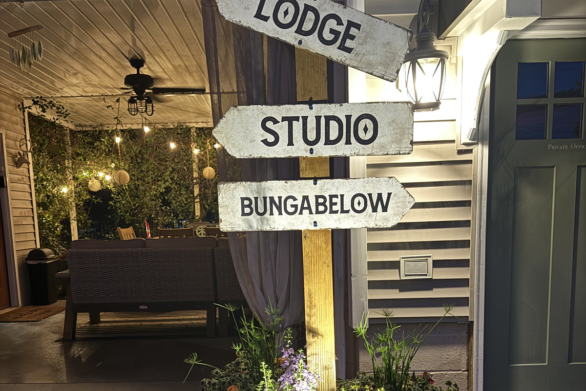 Clear directions guiding you to your home away from home.