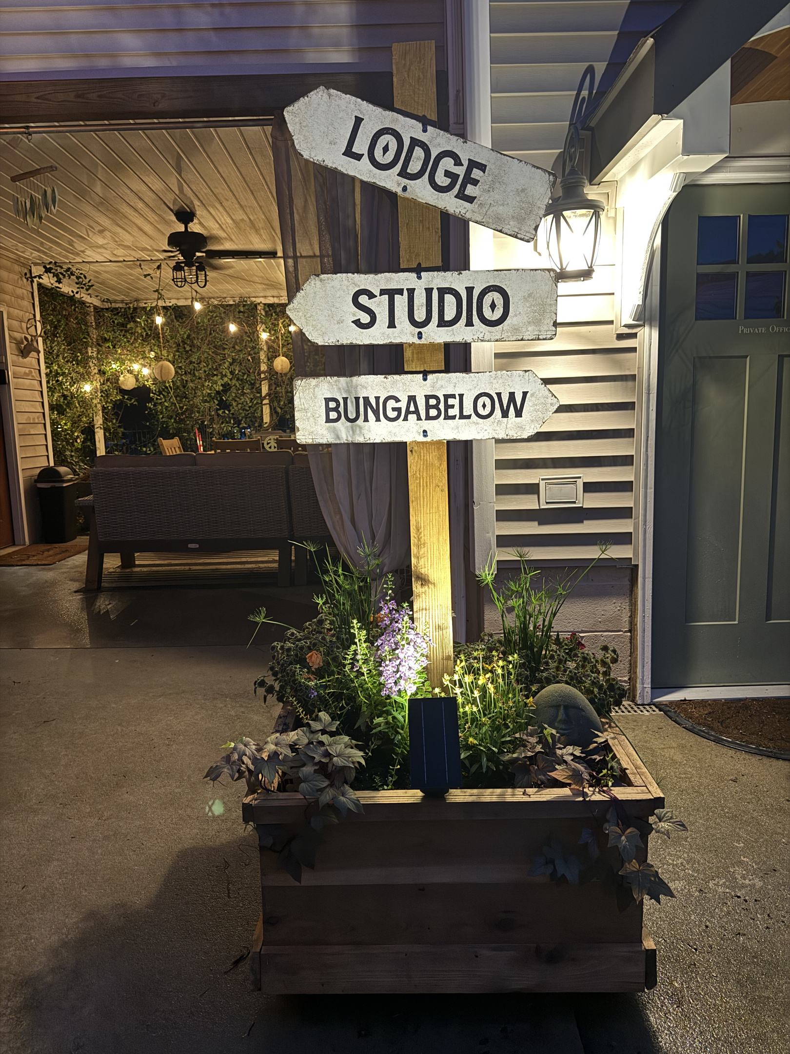 Clear directions guiding you to your home away from home.