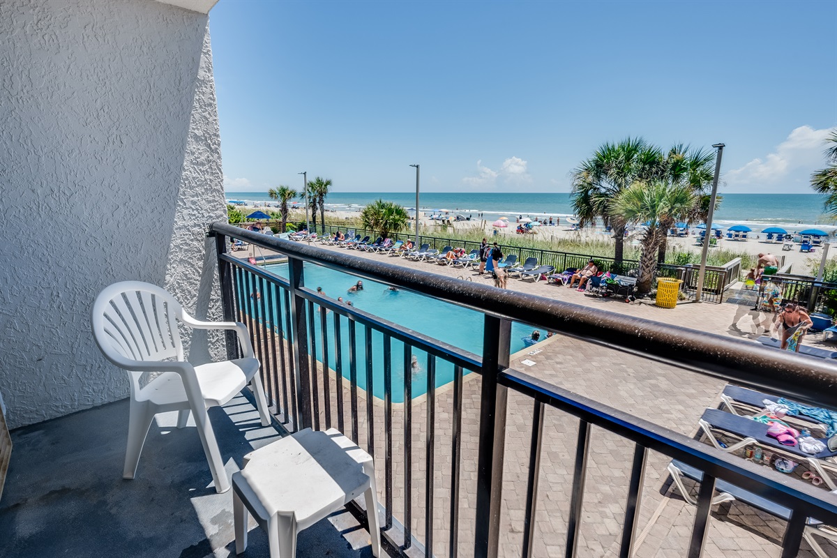 Balcony Poolside Dreams 🌊☀️