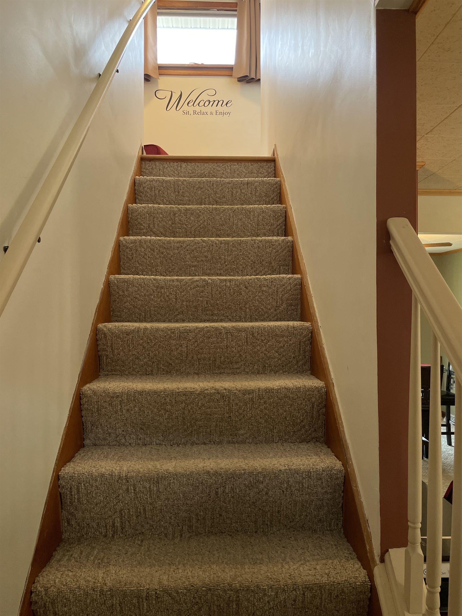 Stairwell to 2nd floor landing