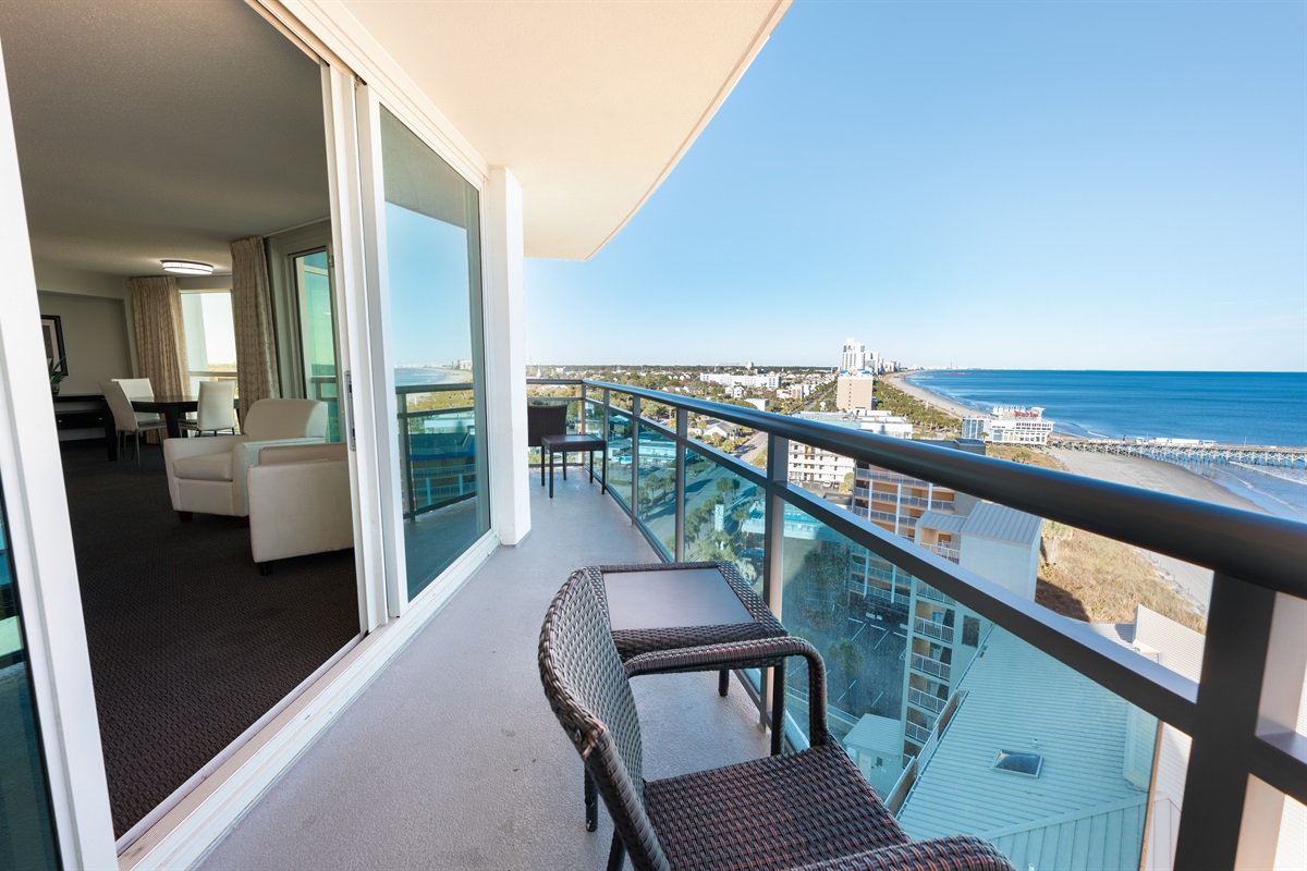 Breathtaking Views from Balcony!