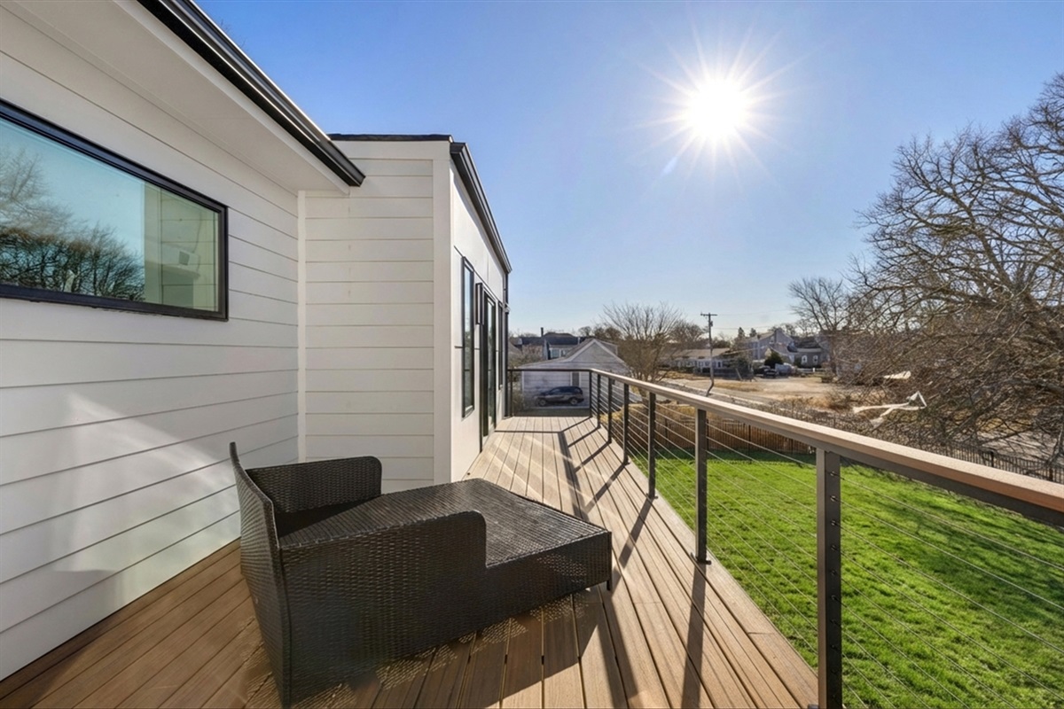 Balcony in which 2 bedrooms can access. 
