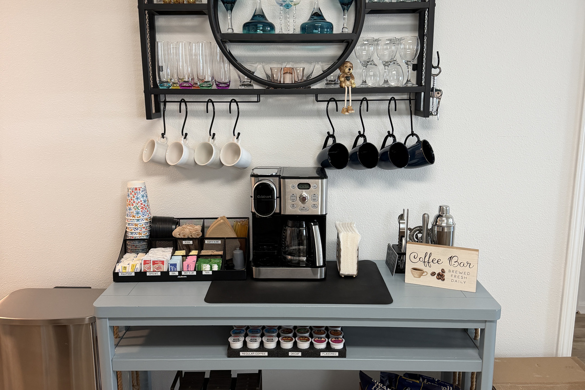 Coffee bar!