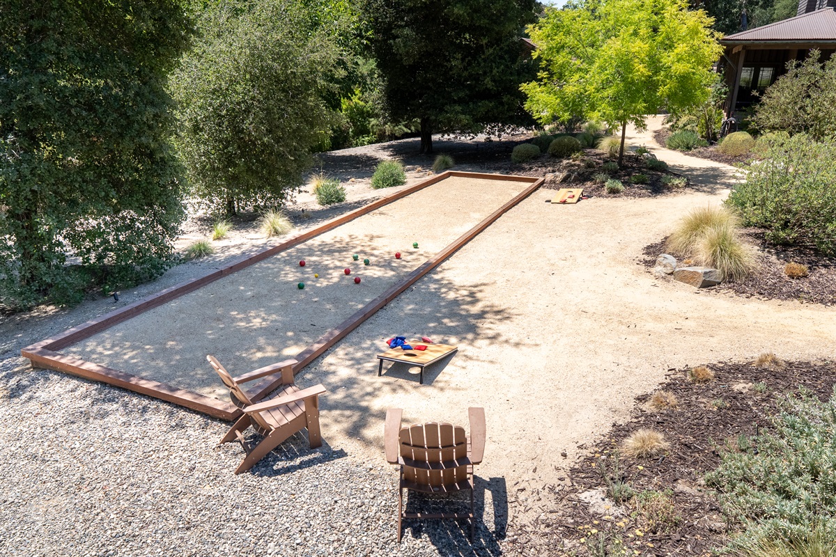 Bocce ball court