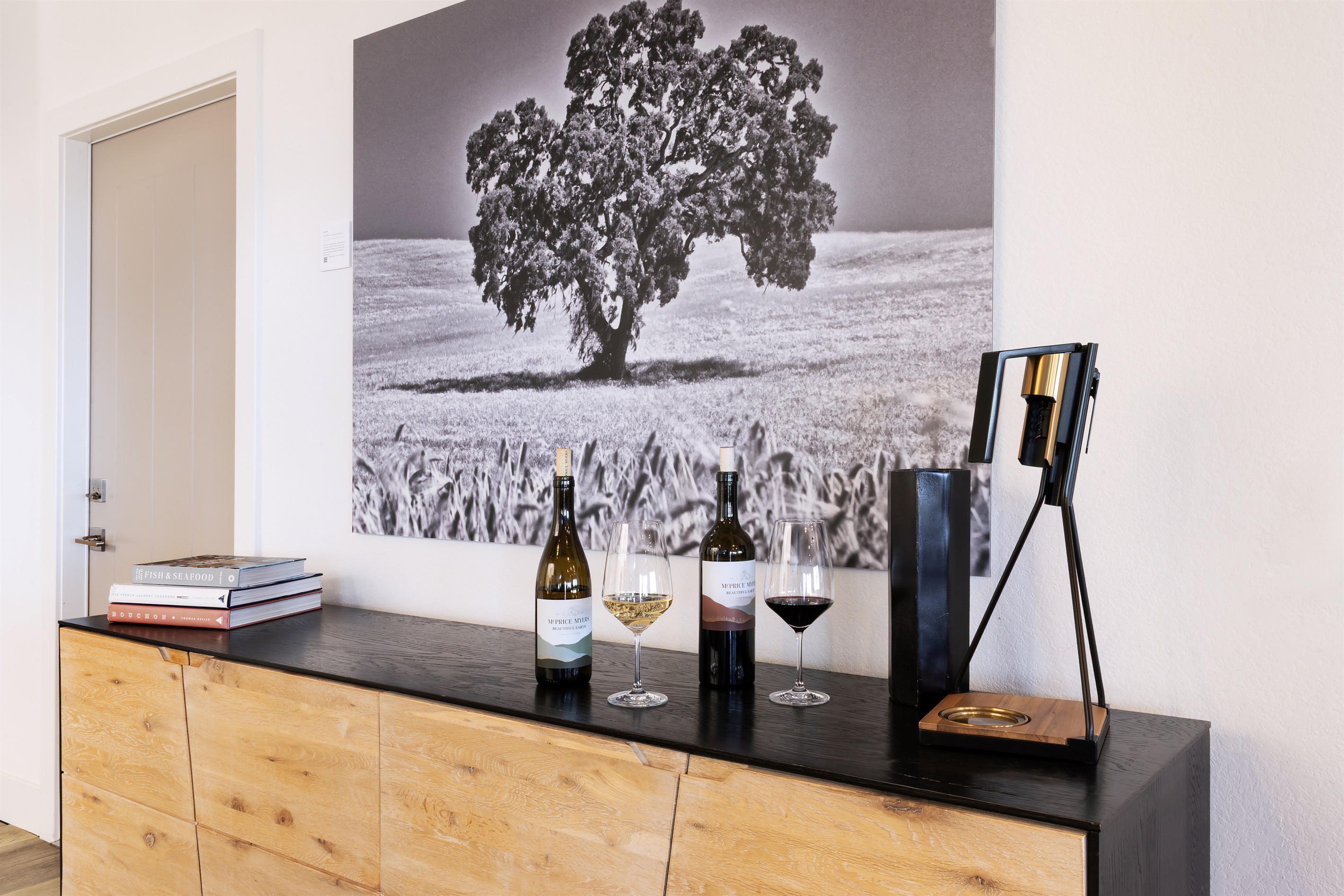 McPrice Myers wines are waiting for you. The sideboard is stocked and ready — all that's missing is you.