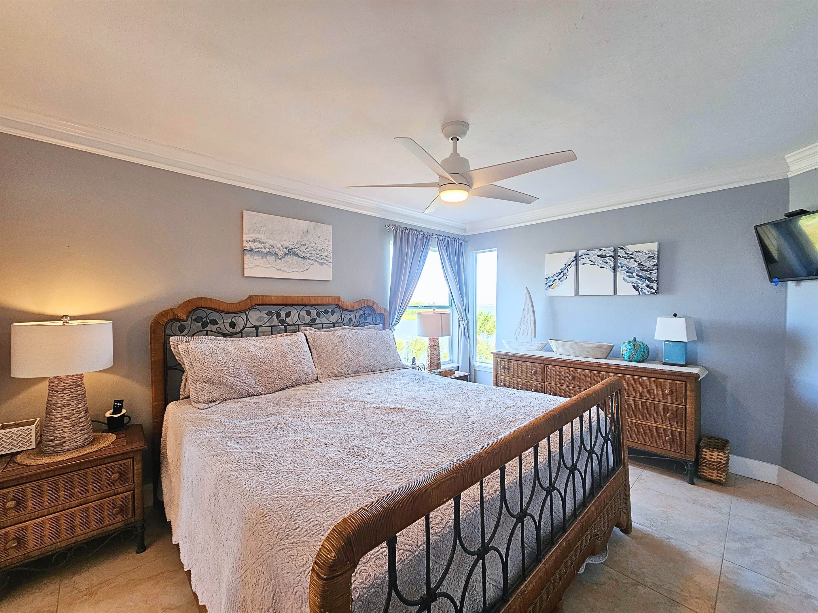 Primary Bedroom with King Sized Bed