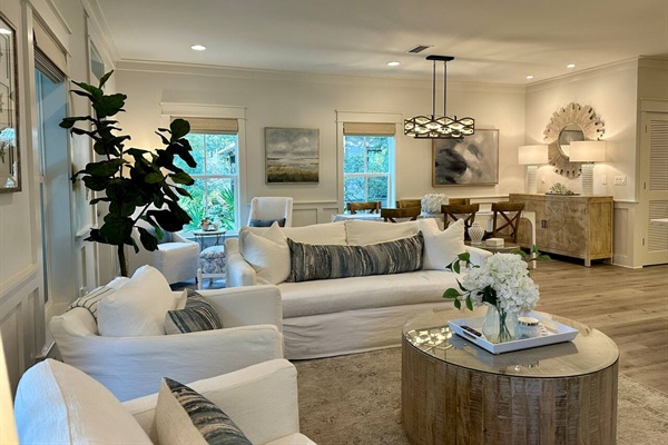 Spacious living area