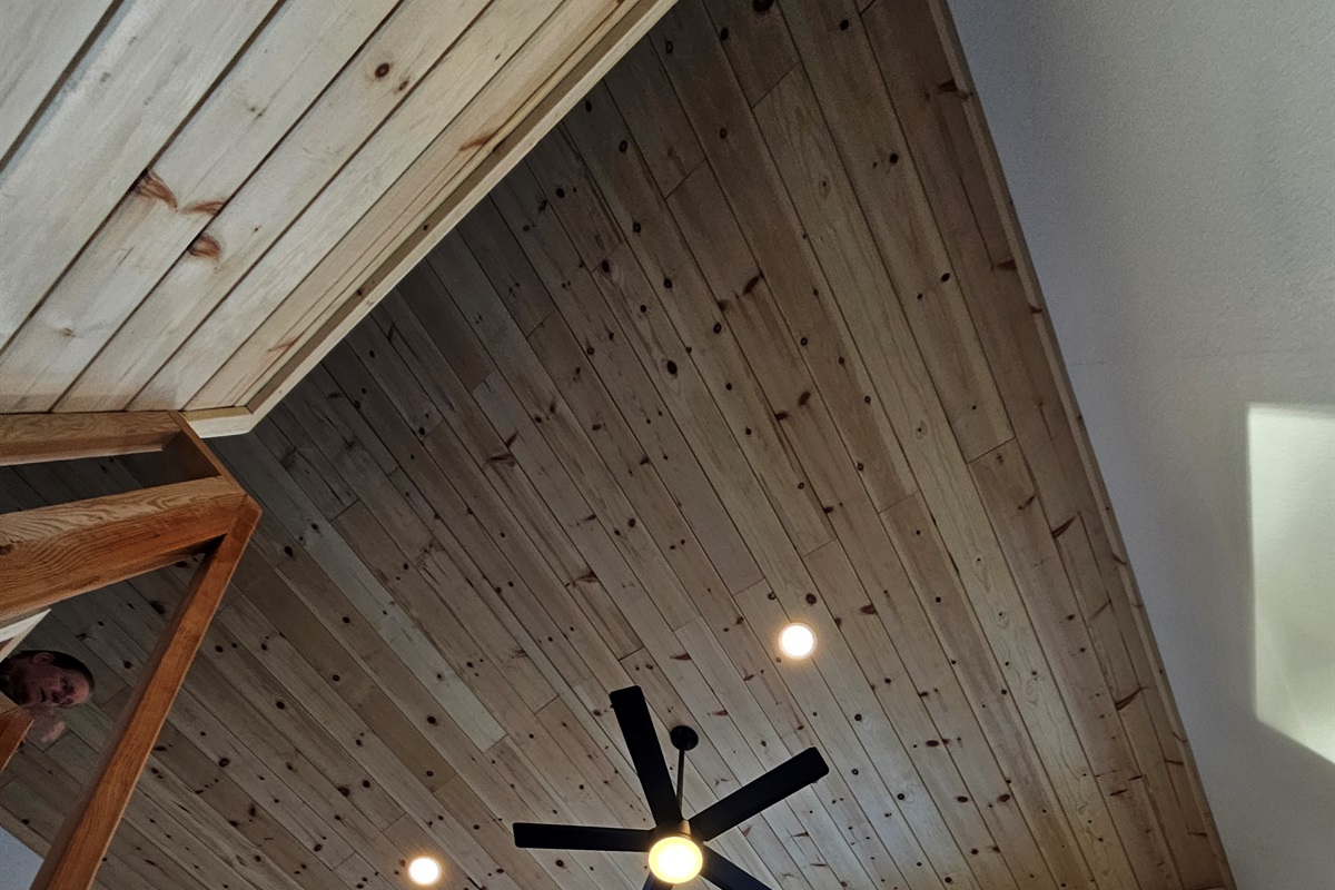 Ceiling Fan - view from loft