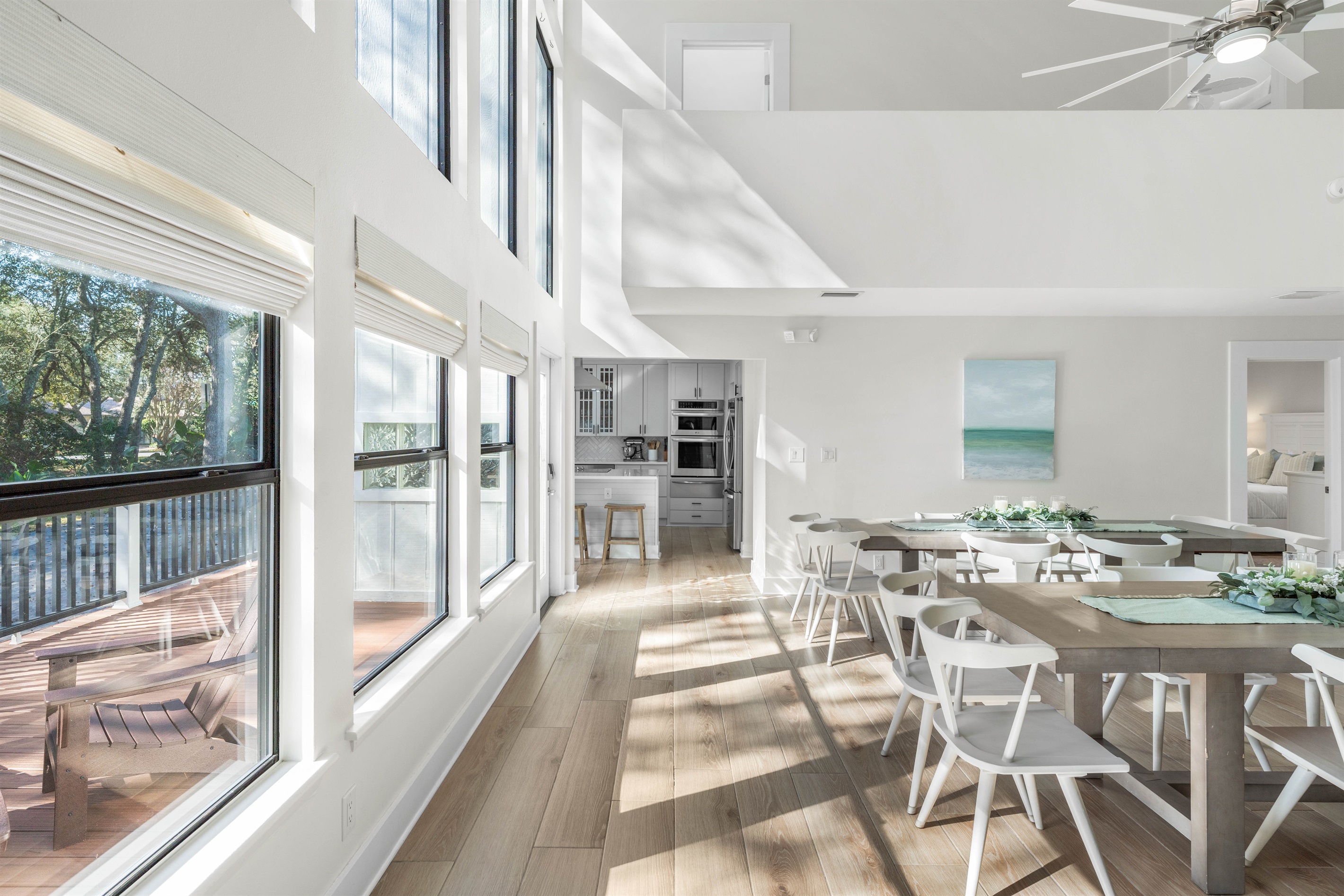 Sunshine in the Pines! This house has plenty of natural light.