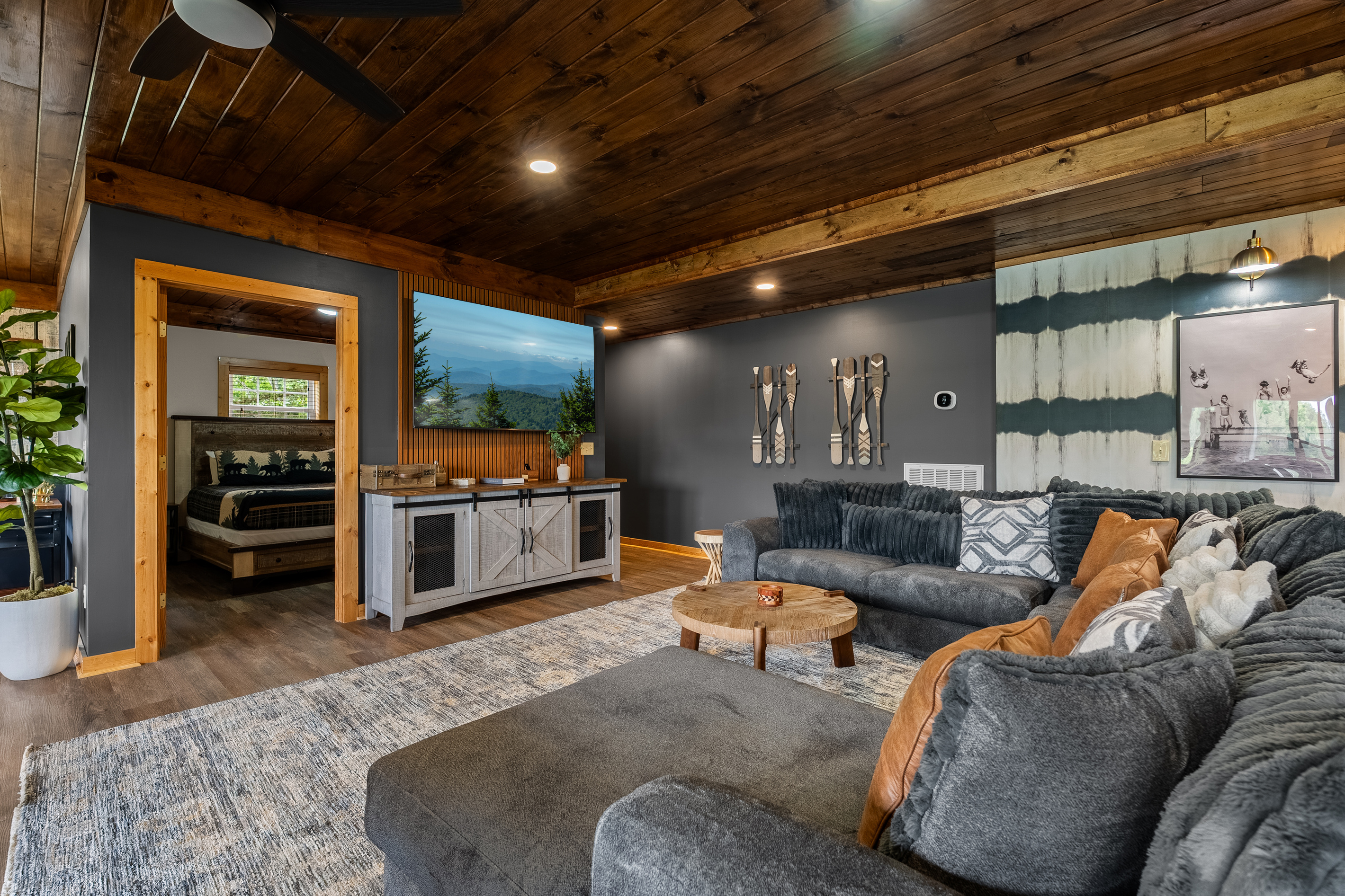 Big cozy couch
