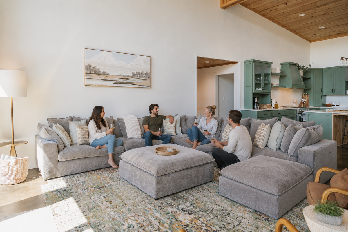 Living space is the perfect place to unwind and indulge.