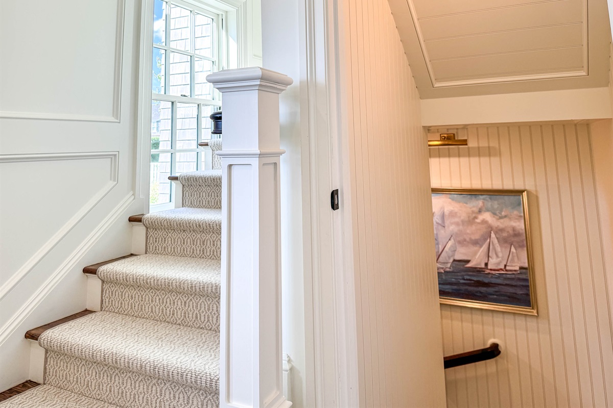 Stairs down to basement