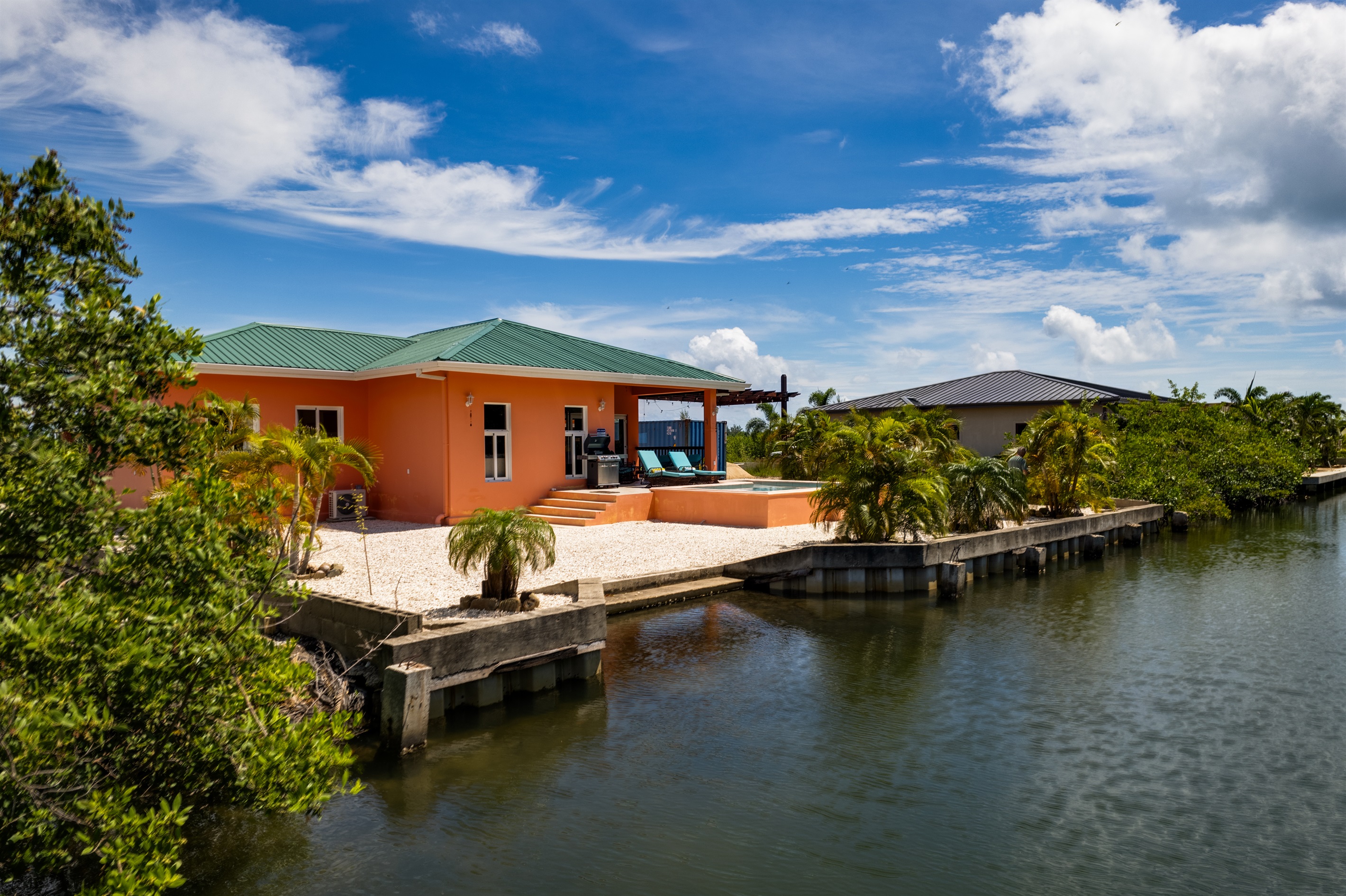 House view from Lagoon