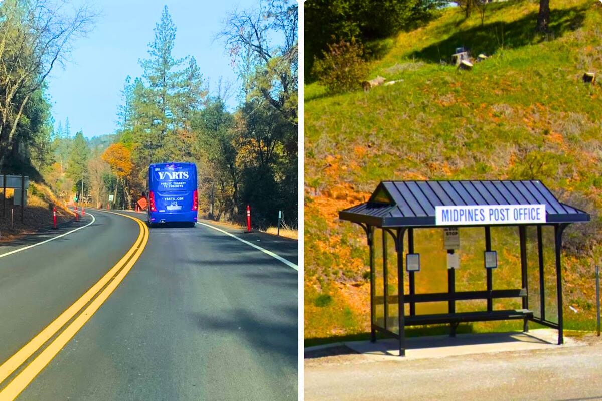 Avoid the hassle of driving to Yosemite in snowy conditions by taking the YARTS bus. The nearest bus stop is conveniently located just around half a mile from the house.