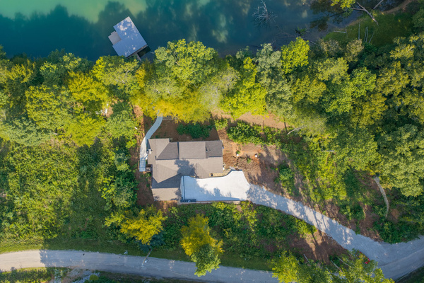 Overhead view of property